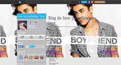 Desktop Screenshot of love-justinbiieber-love.skyrock.com