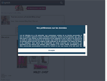 Tablet Screenshot of miley-shop2.skyrock.com