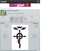 Tablet Screenshot of fma-world.skyrock.com