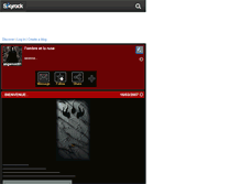 Tablet Screenshot of angenoir81.skyrock.com