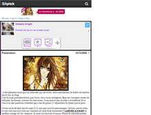 Tablet Screenshot of fic-vampireknight-x3.skyrock.com