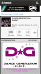 Mobile Screenshot of dancegeneration-rabat.skyrock.com