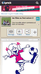 Mobile Screenshot of fillesaufoot2.skyrock.com