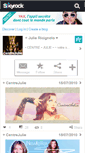 Mobile Screenshot of centrejulie.skyrock.com