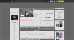 Desktop Screenshot of mademoisellejade.skyrock.com