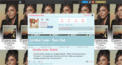 Desktop Screenshot of carolinecosta-fans.skyrock.com