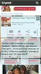 Mobile Screenshot of carolinecosta-fans.skyrock.com