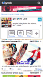 Mobile Screenshot of glee-photo-love.skyrock.com