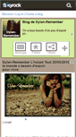 Mobile Screenshot of dylan-remember.skyrock.com
