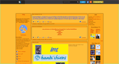 Desktop Screenshot of handichiens.skyrock.com