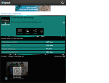 Tablet Screenshot of g-unitrecords.skyrock.com