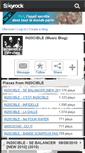 Mobile Screenshot of in20cible-officiel.skyrock.com