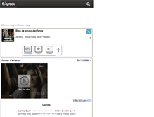 Tablet Screenshot of amour-denfance.skyrock.com