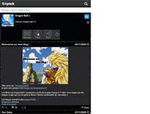 Tablet Screenshot of dragonballz177.skyrock.com