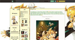 Desktop Screenshot of mlle-kagamine-rin.skyrock.com