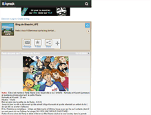 Tablet Screenshot of bleach-liife.skyrock.com