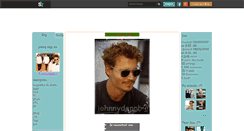 Desktop Screenshot of johnnydeppbio.skyrock.com