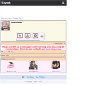 Tablet Screenshot of amelie-neten.skyrock.com