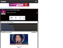 Tablet Screenshot of joanna-officiel-zik.skyrock.com