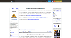 Desktop Screenshot of behringeraudio.skyrock.com