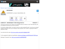 Tablet Screenshot of behringeraudio.skyrock.com