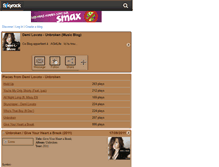 Tablet Screenshot of demi-l-music.skyrock.com