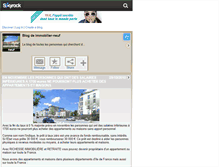 Tablet Screenshot of immobilier-neuf.skyrock.com