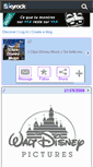 Mobile Screenshot of clips-disney-music.skyrock.com