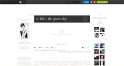 Desktop Screenshot of o-b0u-de-gum-o.skyrock.com