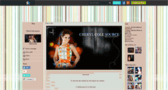 Desktop Screenshot of cheryl-c0le.skyrock.com