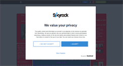 Desktop Screenshot of adrijana.skyrock.com