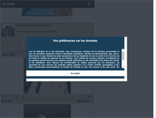 Tablet Screenshot of joueurs-ligue1.skyrock.com