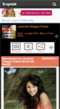 Mobile Screenshot of jasmine-villegas-fiction.skyrock.com