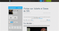 Desktop Screenshot of fictionsimon---juliette.skyrock.com