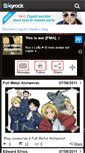 Mobile Screenshot of full-metal-alchemist-01.skyrock.com
