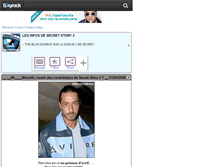 Tablet Screenshot of infos-secretstory.skyrock.com