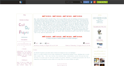 Desktop Screenshot of cestdupropre.skyrock.com