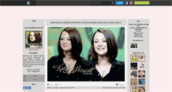 Desktop Screenshot of kathryn-prescott.skyrock.com