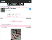 Tablet Screenshot of jeveuxunbebe.skyrock.com