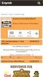 Mobile Screenshot of animal-cross-wild-world.skyrock.com