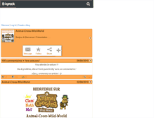 Tablet Screenshot of animal-cross-wild-world.skyrock.com