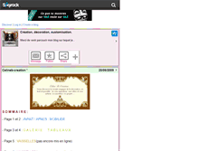 Tablet Screenshot of celineb-creation.skyrock.com