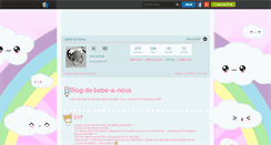 Desktop Screenshot of bebe-a-nous.skyrock.com