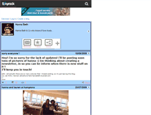 Tablet Screenshot of hannabeth.skyrock.com