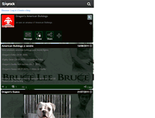 Tablet Screenshot of dragonsamericanbulldogs.skyrock.com