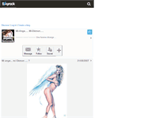 Tablet Screenshot of angelito-demoniaco.skyrock.com