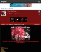 Tablet Screenshot of female0headbangers.skyrock.com