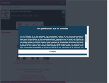 Tablet Screenshot of parolescelebrites.skyrock.com
