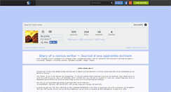 Desktop Screenshot of diary-of-a-novice-writer.skyrock.com