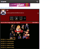 Tablet Screenshot of dbz257.skyrock.com